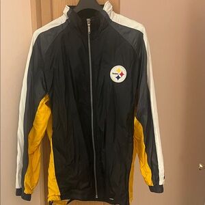 STARTER Black, Yellow, and White Windbreaker